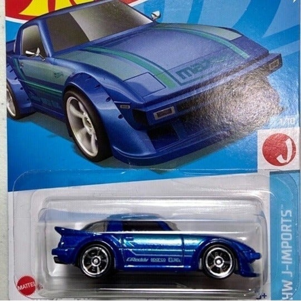 Hot Wheels Mazda RX-7 #97/250 HW J-Imports 1/10 Die-cast 1:64 Model Car NIP 2022